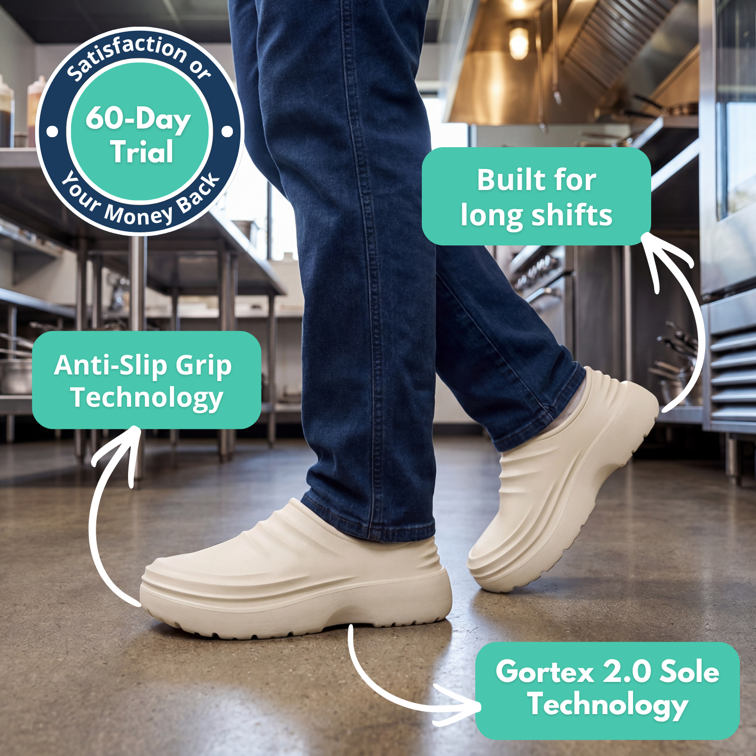 OrthoClog™ | The UK’s Leading Pain Relief Clogs for Long Workdays