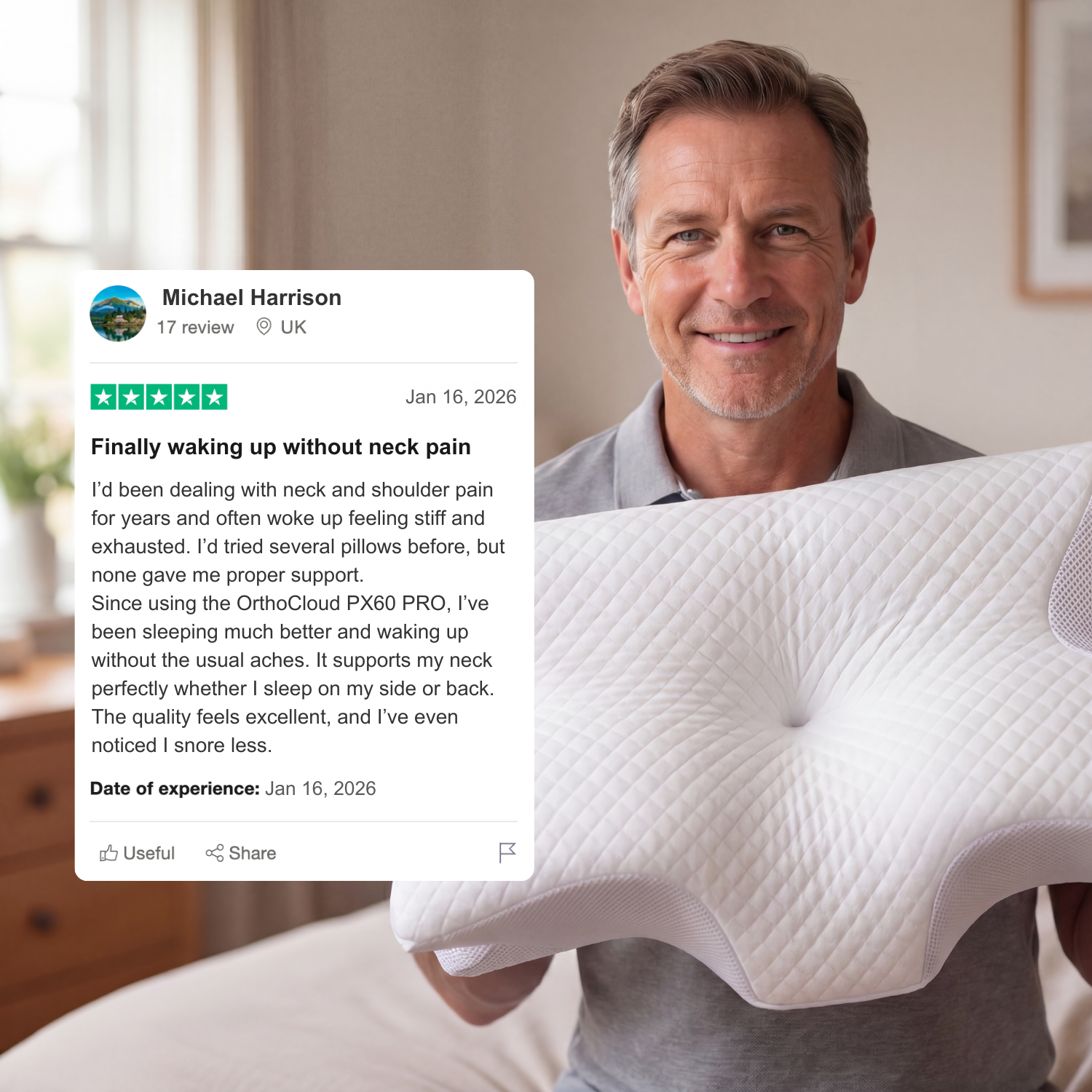 OUR BEST-SELLER – THE ORTHOPAEDIC PILLOW DESIGNED WITH PRACTITIONERS