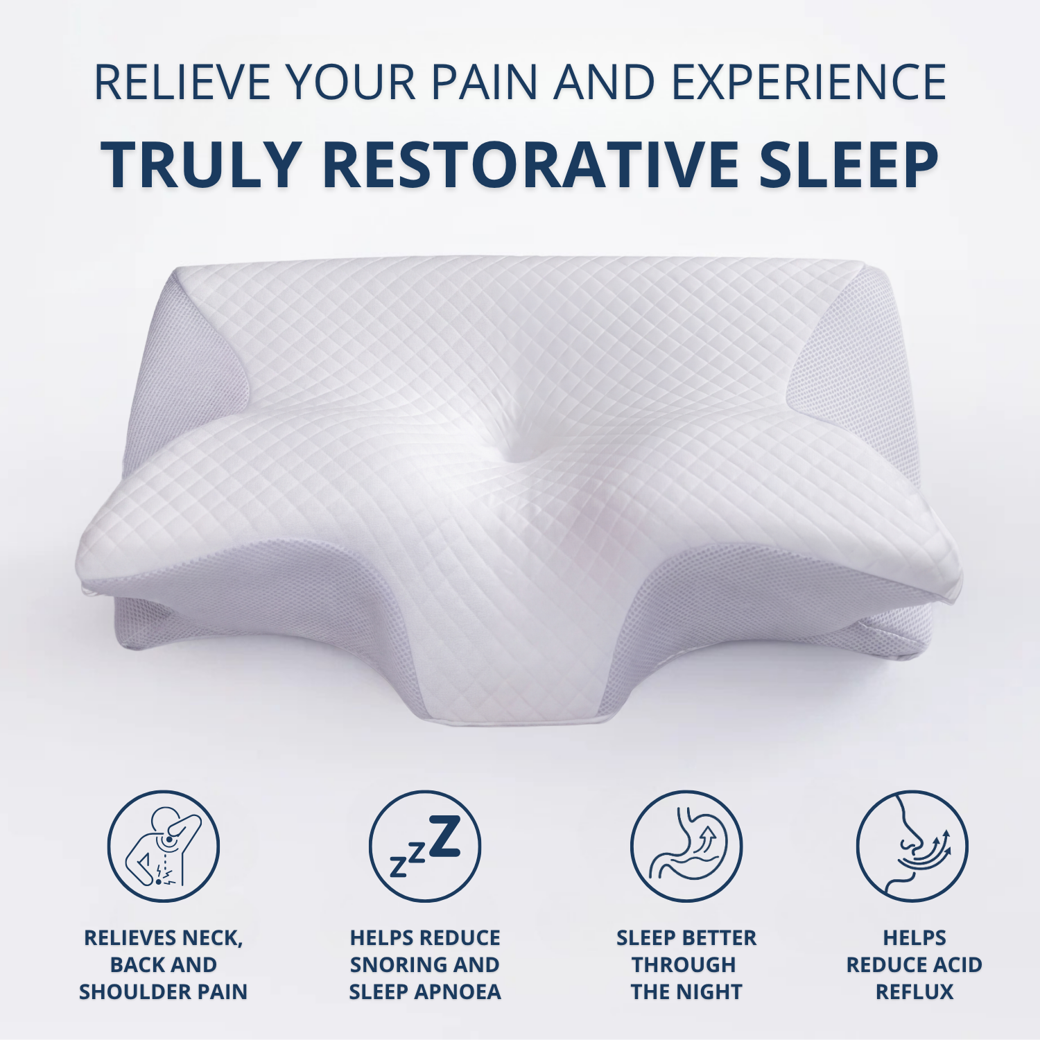 OUR BEST-SELLER – THE ORTHOPAEDIC PILLOW DESIGNED WITH PRACTITIONERS